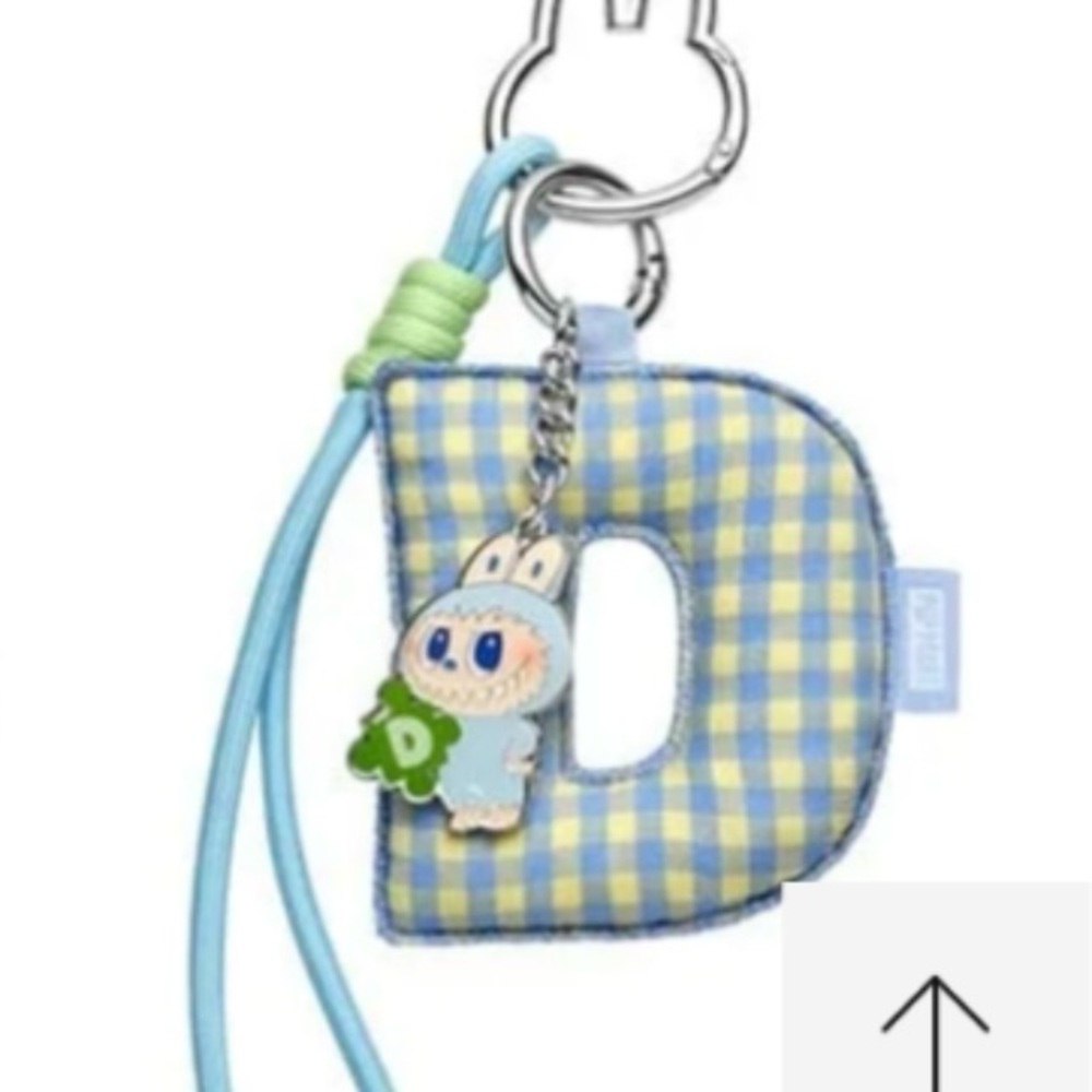Plaid Blue and Yellow Key Holder
Authentic from Pop mart